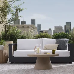 West Elm Telluride Aluminum Outdoor Sofa (83")