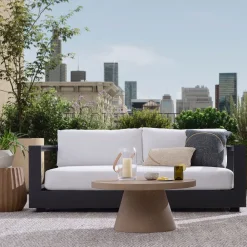 West Elm Telluride Aluminum Outdoor Sofa (83")