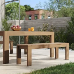 West Elm Telluride Outdoor Dining Bench (66")