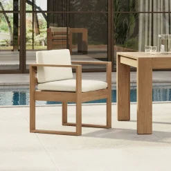 West Elm Telluride Outdoor Dining Arm Chair