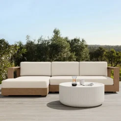 West Elm Telluride Outdoor 2-Piece Chaise Sectional (115")