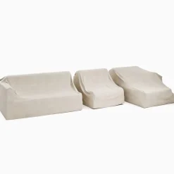 West Elm Telluride Outdoor 3-Piece Chaise Sectional Protective Cover