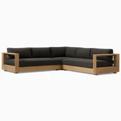 West Elm Telluride Outdoor 3-Piece L-Shaped Sectional Replacement Cushions