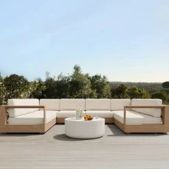 West Elm Telluride Outdoor 6-Piece U-Shaped Sectional (151")