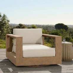 West Elm Telluride Outdoor Swivel Chair