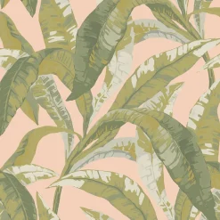 West Elm Tempaper Banana Leaf Peel & Stick Wallpaper