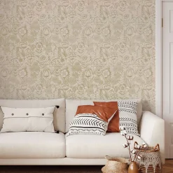 West Elm Tempaper Homestead Floral Vintage Peel & Stick Wallpaper