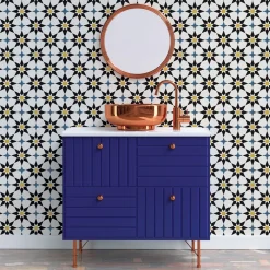 West Elm Tempaper Soleil Removable Wallpaper
