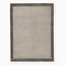 West Elm TENCEL™ Frame Rug