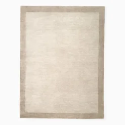 West Elm TENCEL™ Frame Rug