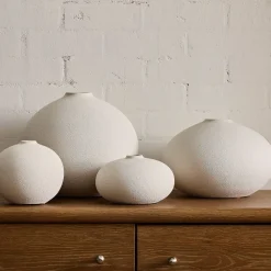 West Elm Textured Ceramic Vases