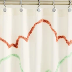 West Elm Textured Clouds Shower Curtain