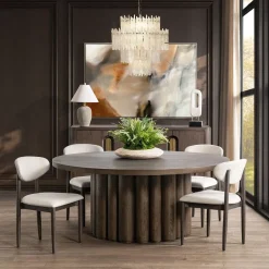 West Elm Thalyn Round Dining Table (70")