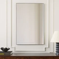 West Elm Thin Metal Rectangle Wall Mirror