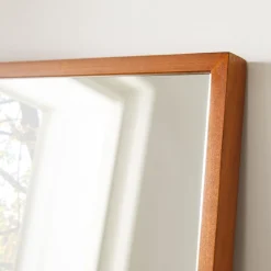 West Elm Thin Wood Floor Mirror