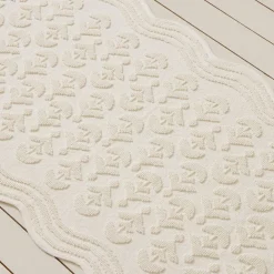 West Elm Thistle Jacquard Bath Runner