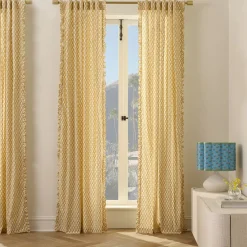West Elm Thistle Ruffle Edge Curtain (Set of 2)