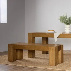 West Elm Tiana Rectangle Dining Bench (58")