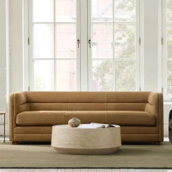 West Elm Tilda Leather Sofa (60"–86")