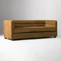 West Elm Tilda Leather Sofa (60"–86")