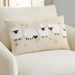 Kids West Elm Tiny Sheep Pillow Cover
