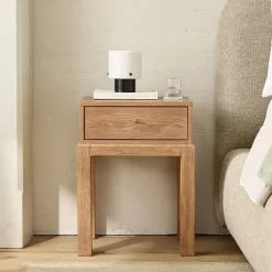 West Elm Tobin Cerused Mini Nightstand (17")