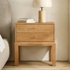 West Elm Tobin Cerused Nightstand (23")