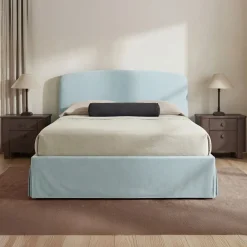 West Elm Torin Slipcover Upholstered Storage Bed