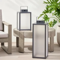 West Elm Traditional Aluminum Lantern