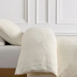 West Elm Trailing Fern Matelasse Duvet Cover & Shams
