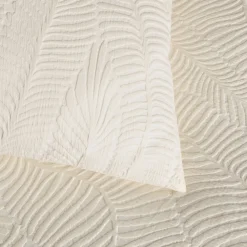 West Elm Trailing Fern Matelasse Duvet Cover & Shams