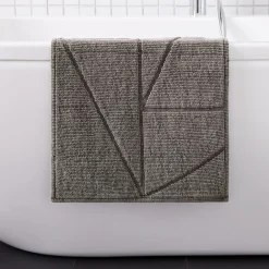West Elm Triangle Sculpted Bath Mat