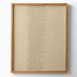 West Elm Two-Tone Fabric Wall Art