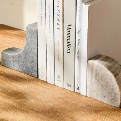 West Elm Two-Tone Marble Bookends (Set of 2)