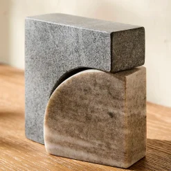 West Elm Two-Tone Marble Bookends (Set of 2)