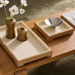 West Elm Two-Tone Wood Tray
