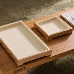 West Elm Two-Tone Wood Tray