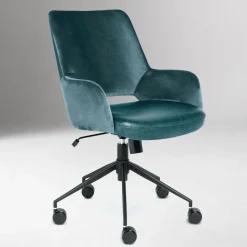 West Elm Two-Toned Upholstered Tilt Office Chair