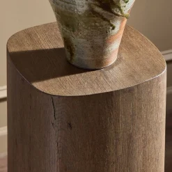 West Elm Tycho Oak Plant Stand