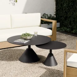 West Elm Tyra Outdoor Nesting Coffee Tables (–)