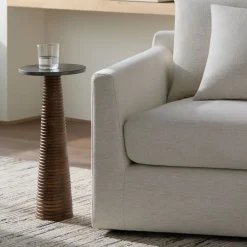 West Elm Varo Marble Drink Table (10")