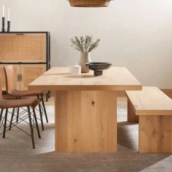 West Elm Veda Rectangle Dining Table (84")