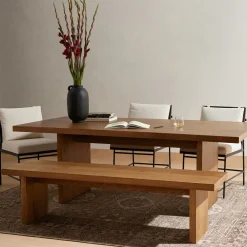 West Elm Veda Rectangle Dining Table (84")