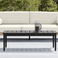 West Elm Ventura Aluminum Outdoor Coffee Table (45")
