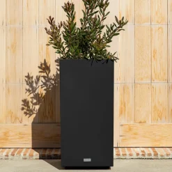 West Elm Veradek Block Series Indoor/Outdoor Plastic Pedestal Planters