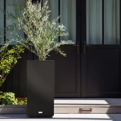 West Elm Veradek Block Series Indoor/Outdoor Plastic Pedestal Planters