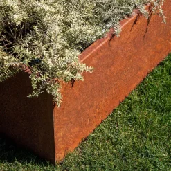 West Elm Veradek Corten Steel Garden Bed Planter