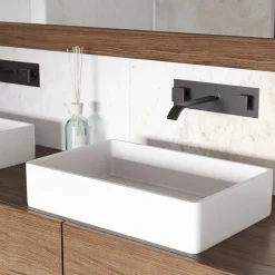 West Elm VIGO Mangnolia Modern Rectangular Vessel Sink