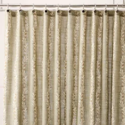 West Elm Vine Stripe Shower Curtain
