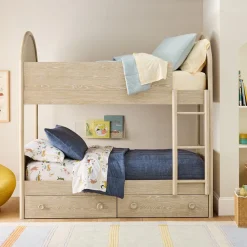 Kids West Elm Vivienne Storage Twin Bunk Bed